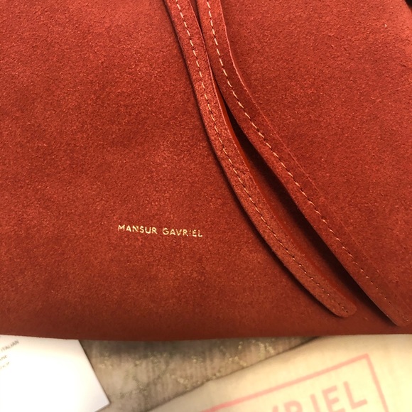 ♦️SOLD♦️Mansur Gavriel Lady Bag in Burnt orange suede - Picture 7 of 15